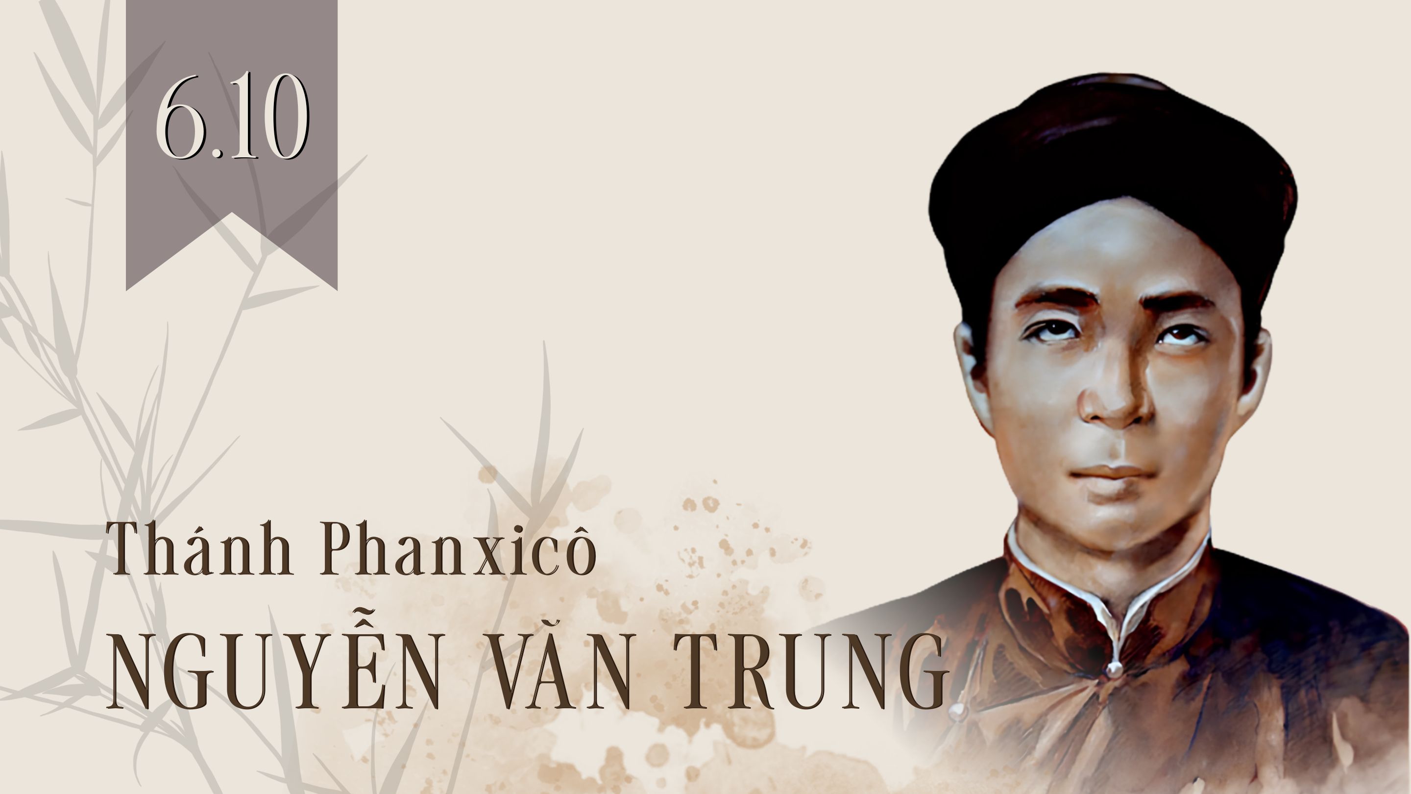 Thánh Phanxicô Nguyễn Văn Trung, tử đạo ngày 06 tháng 10 năm 1858